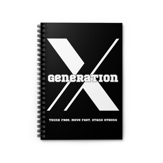 Generation X - Ruled Line Notebook