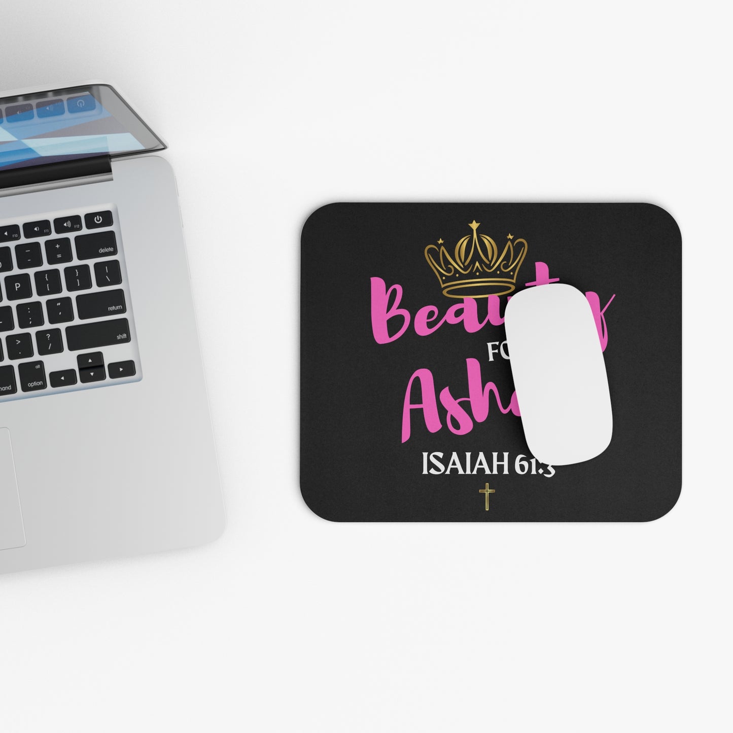 Mouse Pad - 'Beauty for Ashes' Crown Design